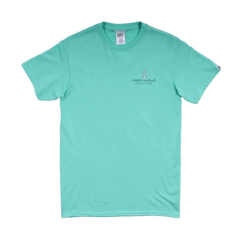 Preppy Beach Float Tee in Aqua by Simply Southern - Country Club Prep