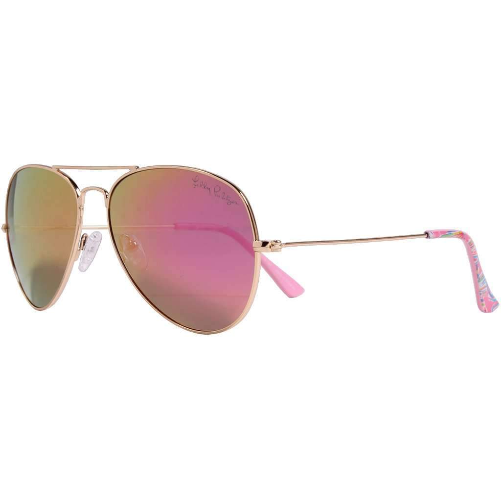 Lexy Sunglasses in Shellebrate With Coral Lenses by Lilly Pulitzer - Country Club Prep