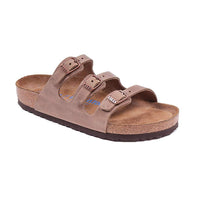 Women's Florida Oiled Leather Sandal in Tobacco with Soft Footbed by Birkenstock - Country Club Prep