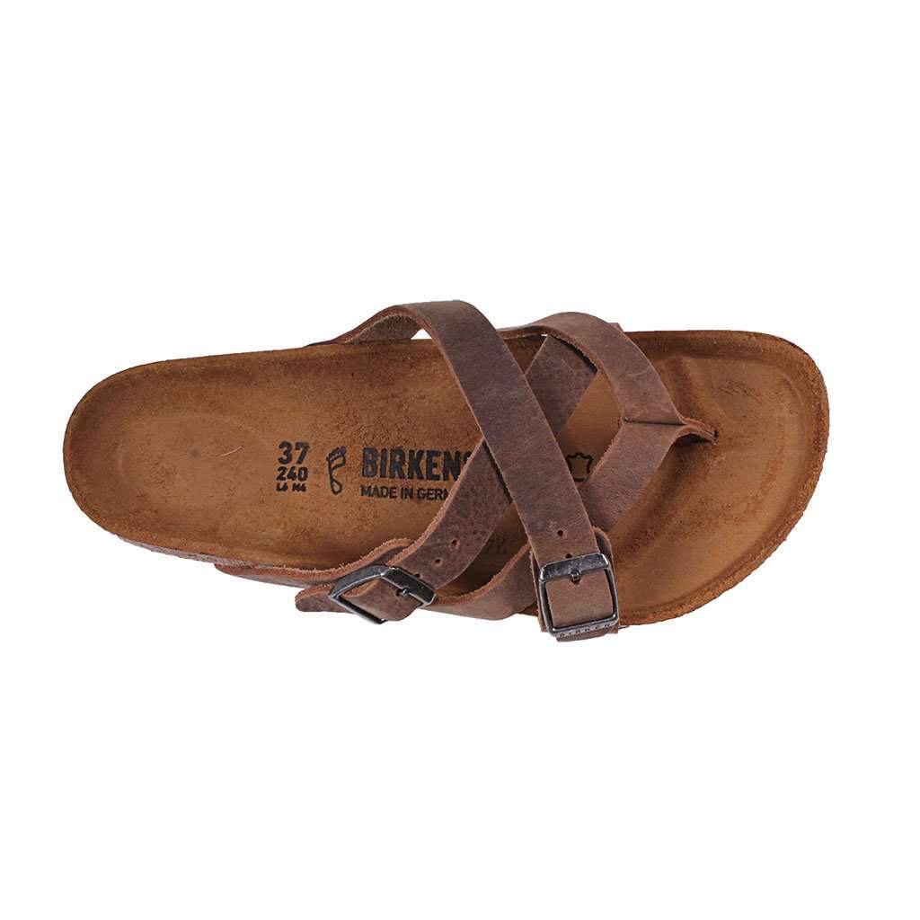 birkenstock camberra old tobacco Seres Oiled Leather Sandals and absorbs shock while walking for minimal impact Birkenstock Lugano Tobacco Oiled