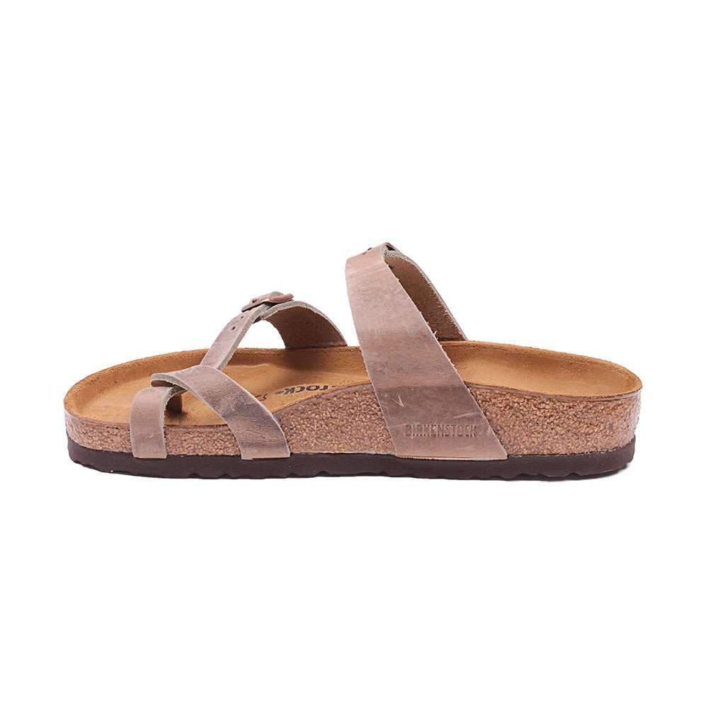 Women's Mayari Sandal in Tobacco Oiled Leather by Birkenstock - Country Club Prep