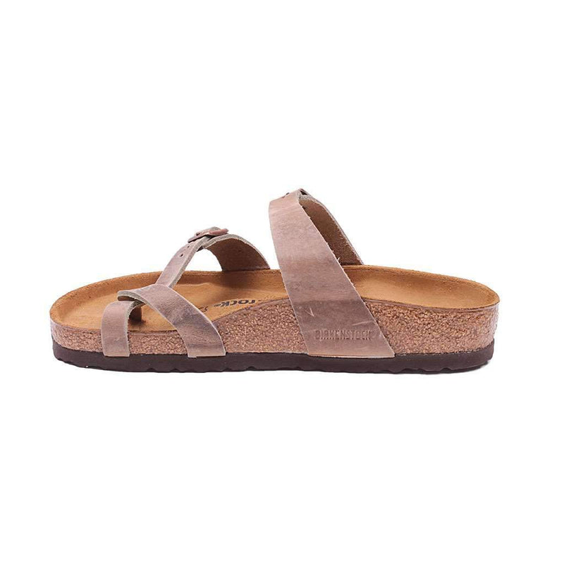 Women's Mayari Sandal in Tobacco Oiled Leather by Birkenstock - Country Club Prep