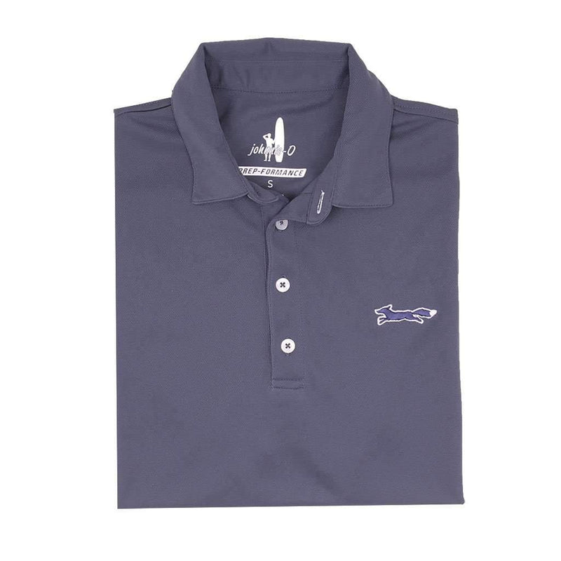 The Longshanks Fairway Prep-Formance Polo in Midnight by Johnnie-O - Country Club Prep
