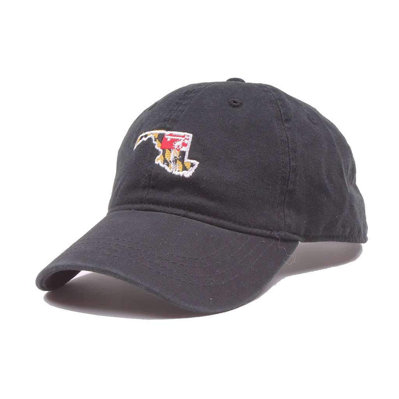 Maryland Traditional Hat in Black by State Traditions - Country Club Prep
