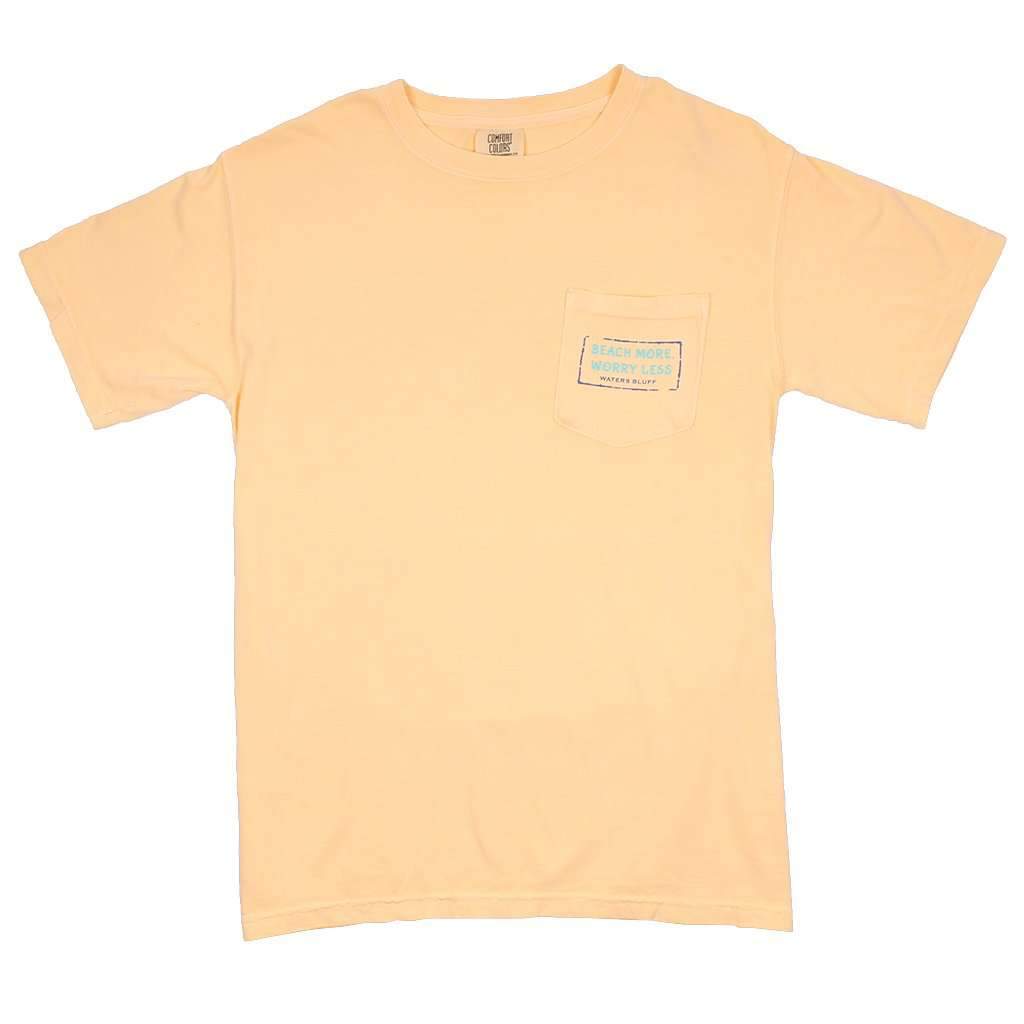 Palm OG Pocket Tee in Butter by Waters Bluff - Country Club Prep