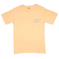 Palm OG Pocket Tee in Butter by Waters Bluff - Country Club Prep