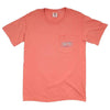 Palm OG Pocket Tee in Peach by Waters Bluff - Country Club Prep