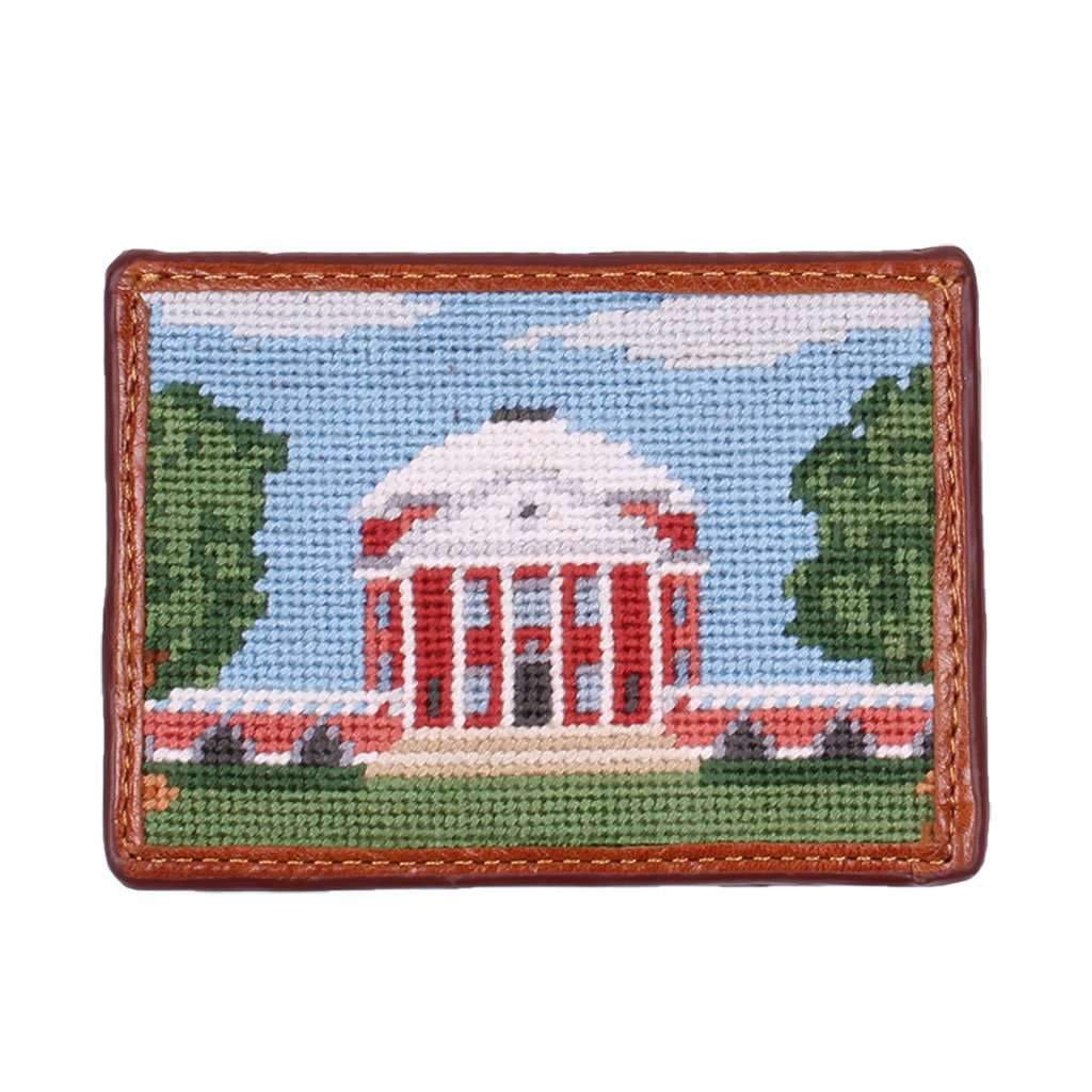 Rotunda Scene Needlepoint Credit Card Wallet by Smathers & Branson - Country Club Prep