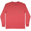 Long Sleeve Original Logo Tee in Dusty Cedar by Southern Proper - Country Club Prep