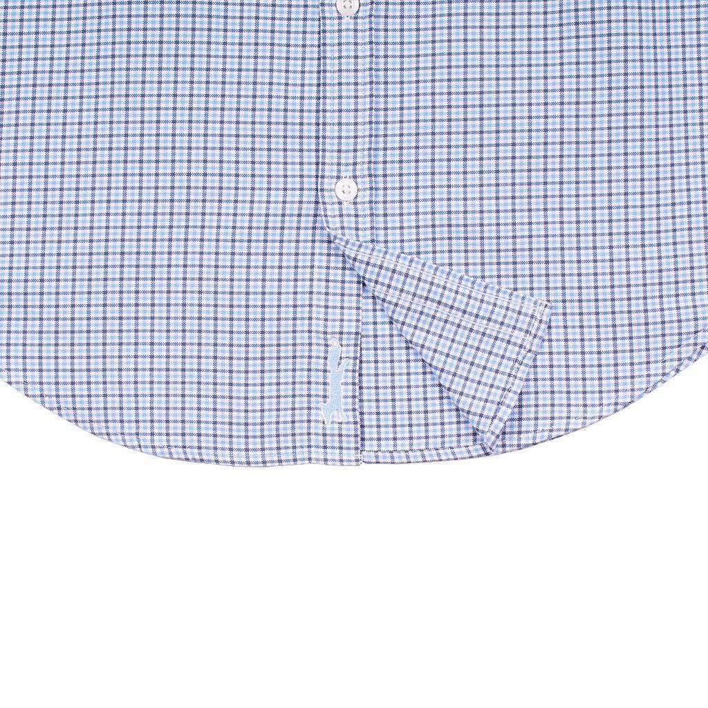 Belle Haven Plaid Slim Tucker Shirt in Moonshine by Vineyard Vines - Country Club Prep