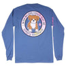 Long Sleeve Preppy Text My Dog Tee in Moonrise by Simply Southern - Country Club Prep