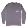 Night Train Long Sleeve Tee in Bluff Grey by Waters Bluff - Country Club Prep