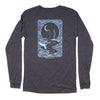 Moon Linin' Long Sleeve Tee in Bluff Grey Blend by Waters Bluff - Country Club Prep