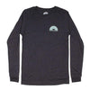 Moon Linin' Long Sleeve Tee in Bluff Grey Blend by Waters Bluff - Country Club Prep