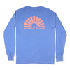 Logo Long Sleeve Tee in Flo Blue by Waters Bluff - Country Club Prep