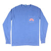 Logo Long Sleeve Tee in Flo Blue by Waters Bluff - Country Club Prep