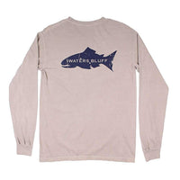 Scarfish Long Sleeve Tee in Nude Blend by Waters Bluff - Country Club Prep