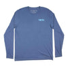 Logo Badge Long Sleeve Tee in Navy by YETI - Country Club Prep