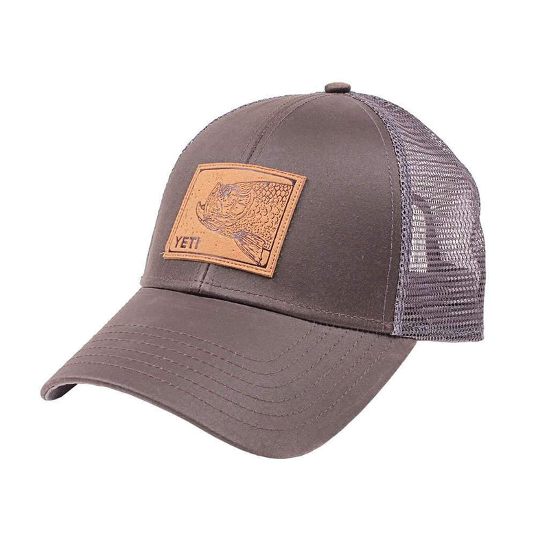Tarpon Patch Mid Pro Trucker Hat in Brown by YETI - Country Club Prep