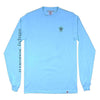 Long Sleeve Jack Logo Tee in Marine by Simply Southern - Country Club Prep