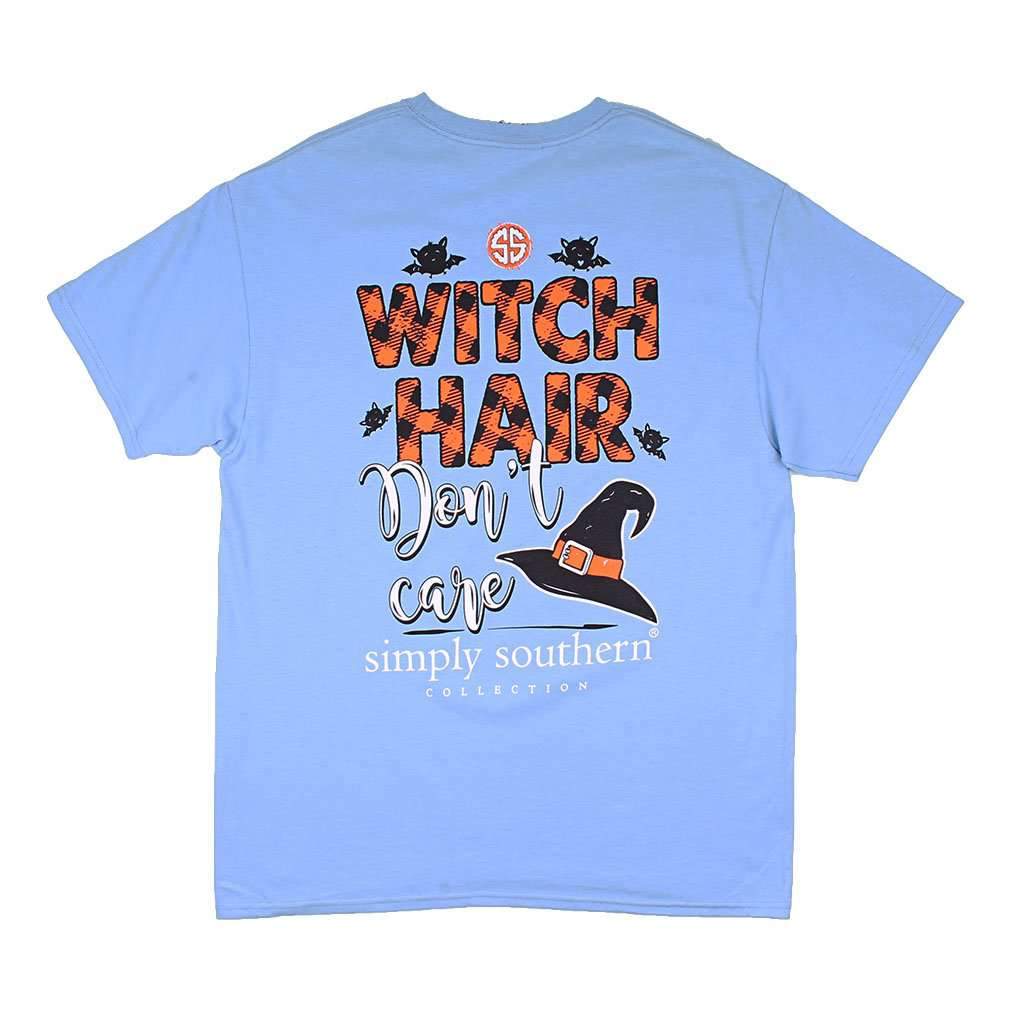 Preppy Witch Tee in Blues by Simply Southern - Country Club Prep