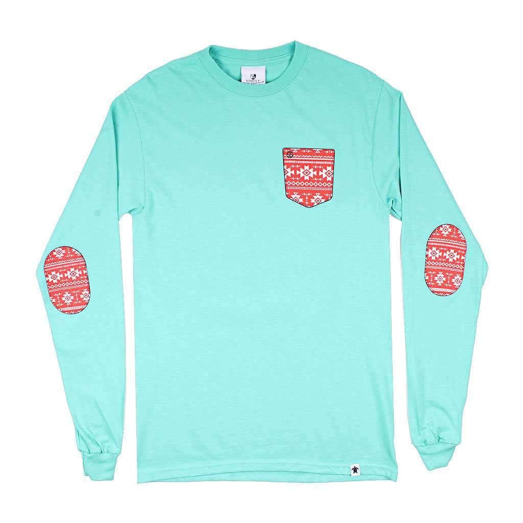 Long Sleeve Elf Tee in Aruba by Simply Southern - Country Club Prep