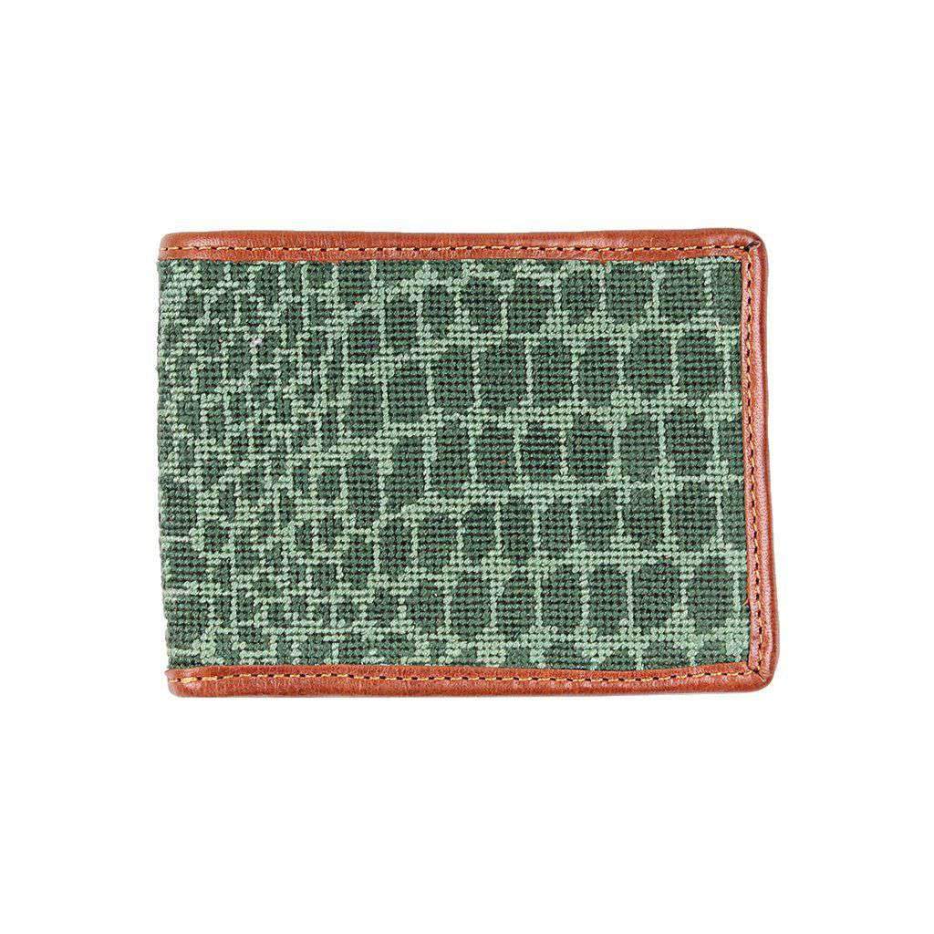 Alligator Skin Needlepoint Wallet by Smathers & Branson - Country Club Prep