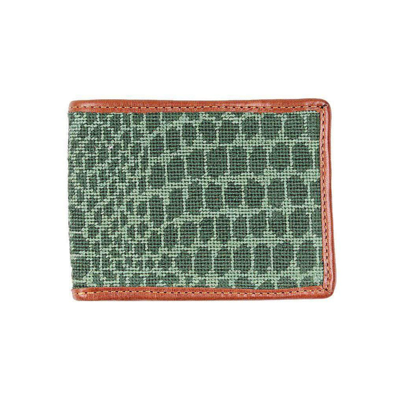 Alligator Skin Needlepoint Wallet by Smathers & Branson - Country Club Prep