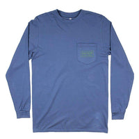 Bear Long Sleeve Tee in Navy by Southern Outdoor Co. - Country Club Prep