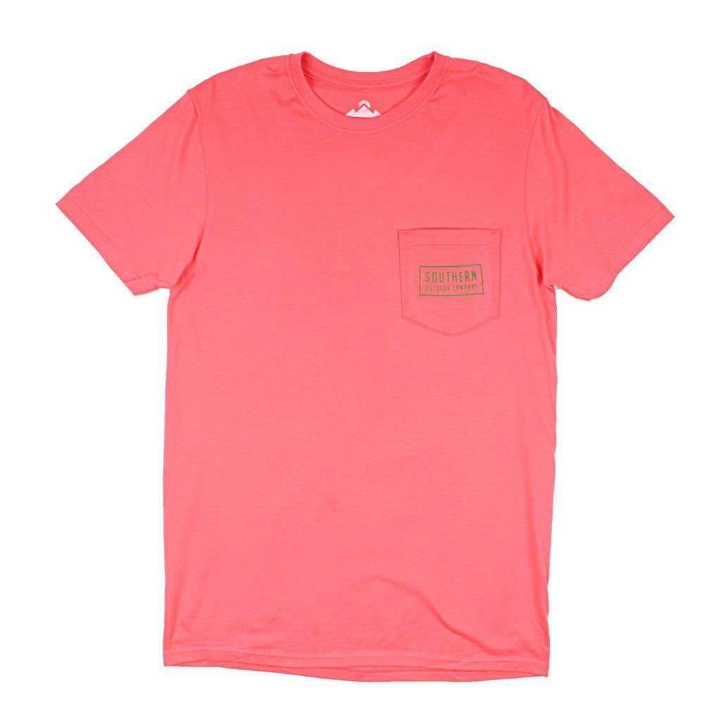 Bear Short Sleeve Tee in Nantucket Red by Southern Outdoor Co. - Country Club Prep