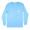 Oak Diamond Long Sleeve Tee in Coastal Blue by Southern Outdoor Co. - Country Club Prep