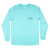 Oak Diamond Long Sleeve Tee in Seafoam by Southern Outdoor Co. - Country Club Prep