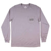 Classic Logo Long Sleeve Tee in Hurricane Grey by Southern Outdoor Co. - Country Club Prep