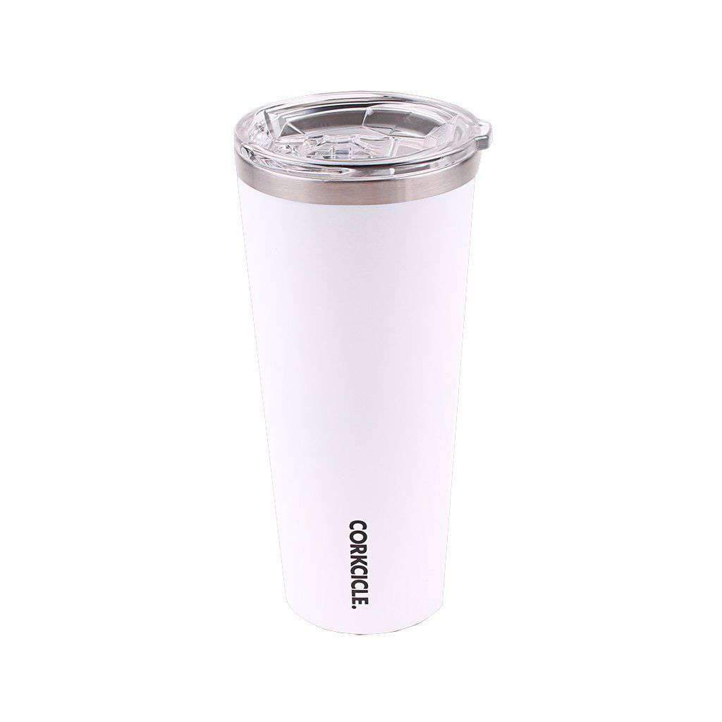 Auburn Logo 24oz Tumbler in Gloss White by Corkcicle - Country Club Prep