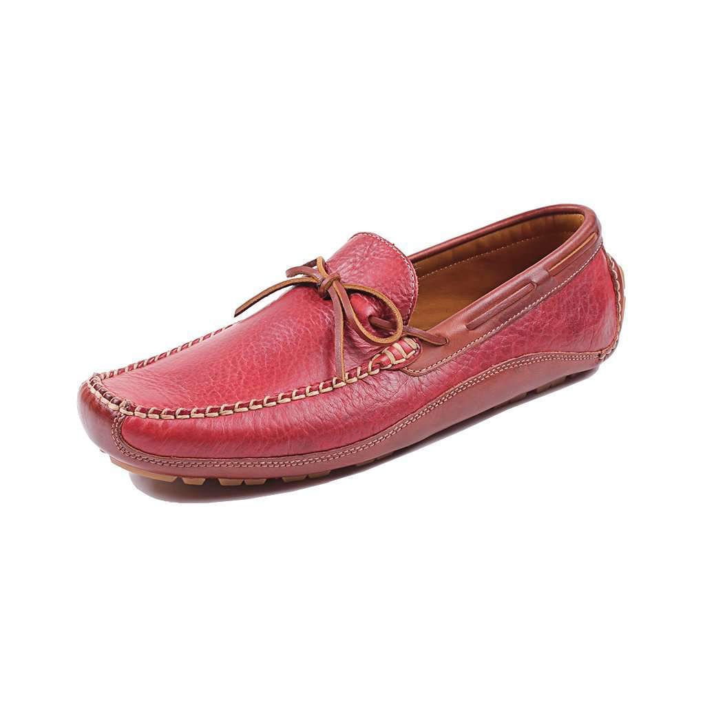Men's Drake Bison Loafer in Red by Trask - Country Club Prep