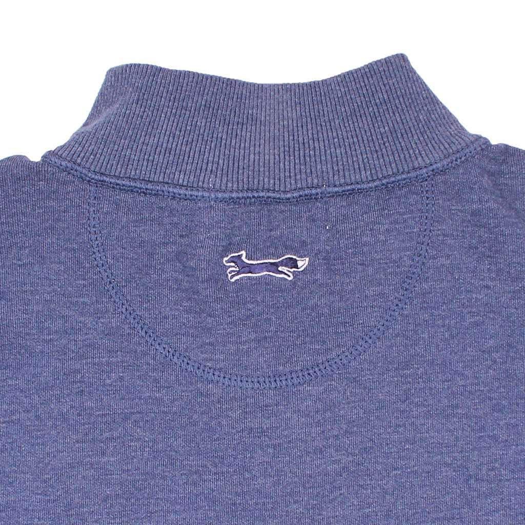 Country Club Prep Longshanks Knit 1/4 Pullover in Navy