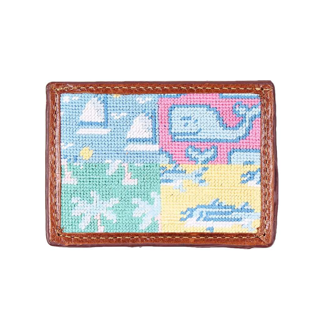 Vineyard Vines Patchwork Needlepoint Credit Card Wallet by Smathers & Branson - Country Club Prep