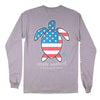 Save Turtle Tee USA in Steel by Simply Southern - Country Club Prep