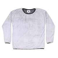 The Visby Frosty Top Sweater in Grey by Nordic Fleece - Country Club Prep