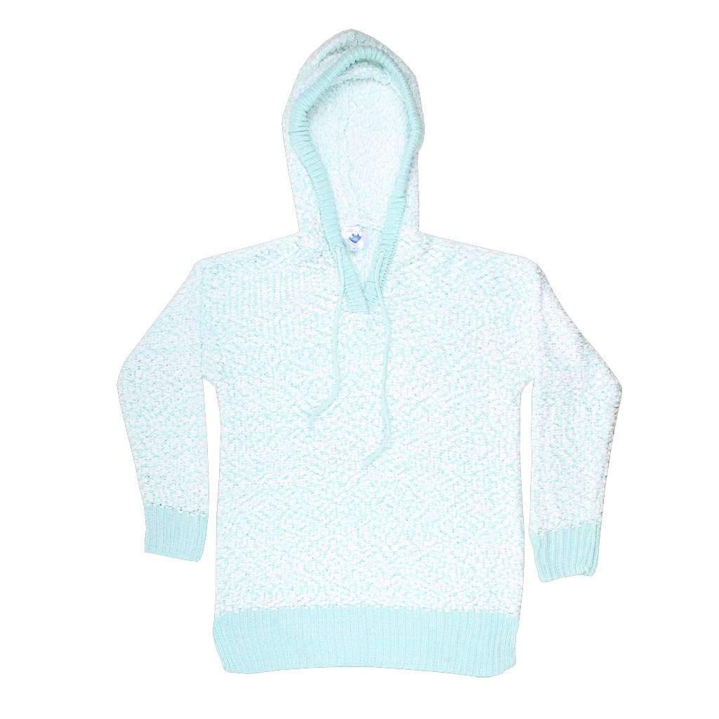The Stockholm Popcorn Sweater in Mint by Nordic Fleece - Country Club Prep