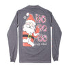 HO HO HO Tee in Dark Heather Grey by Simply Southern - Country Club Prep