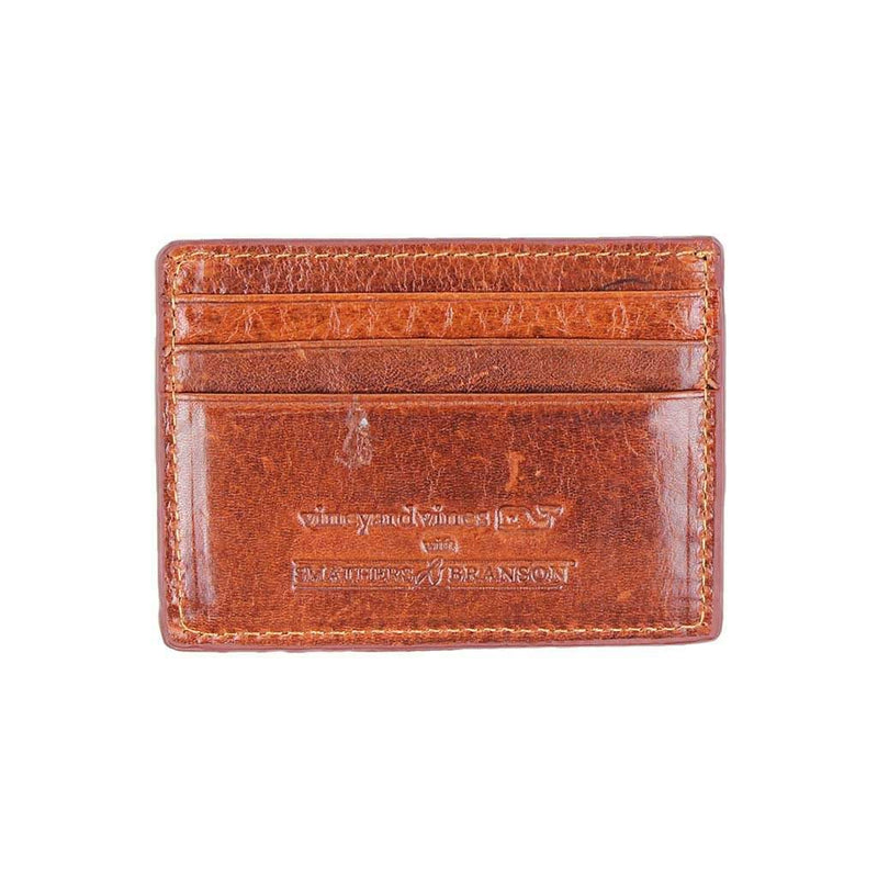 Vineyard Vines American Whale Needlepoint Credit Card Wallet in Classic Navy by Smathers & Branson - Country Club Prep
