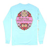 Long Sleeve Plaids Tee in Marine by Simply Southern - Country Club Prep