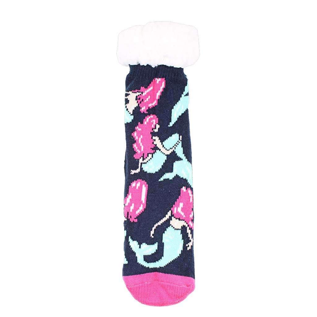 Mermaid Sherpa Lined Socks by Simply Southern - Country Club Prep