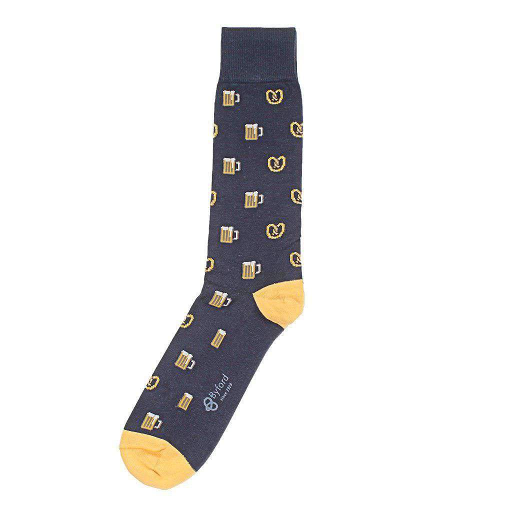 Beer and Pretzels Socks by Byford - Country Club Prep