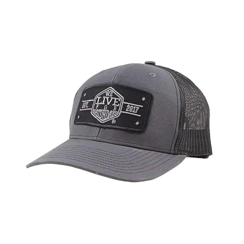 EST 2017 Trucker Hat by We Live For Saturdays - Country Club Prep