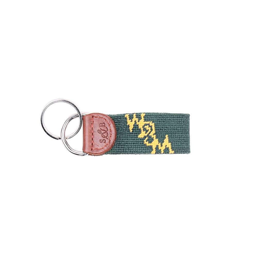 William & Mary Key Fob in Green by Smathers & Branson - Country Club Prep