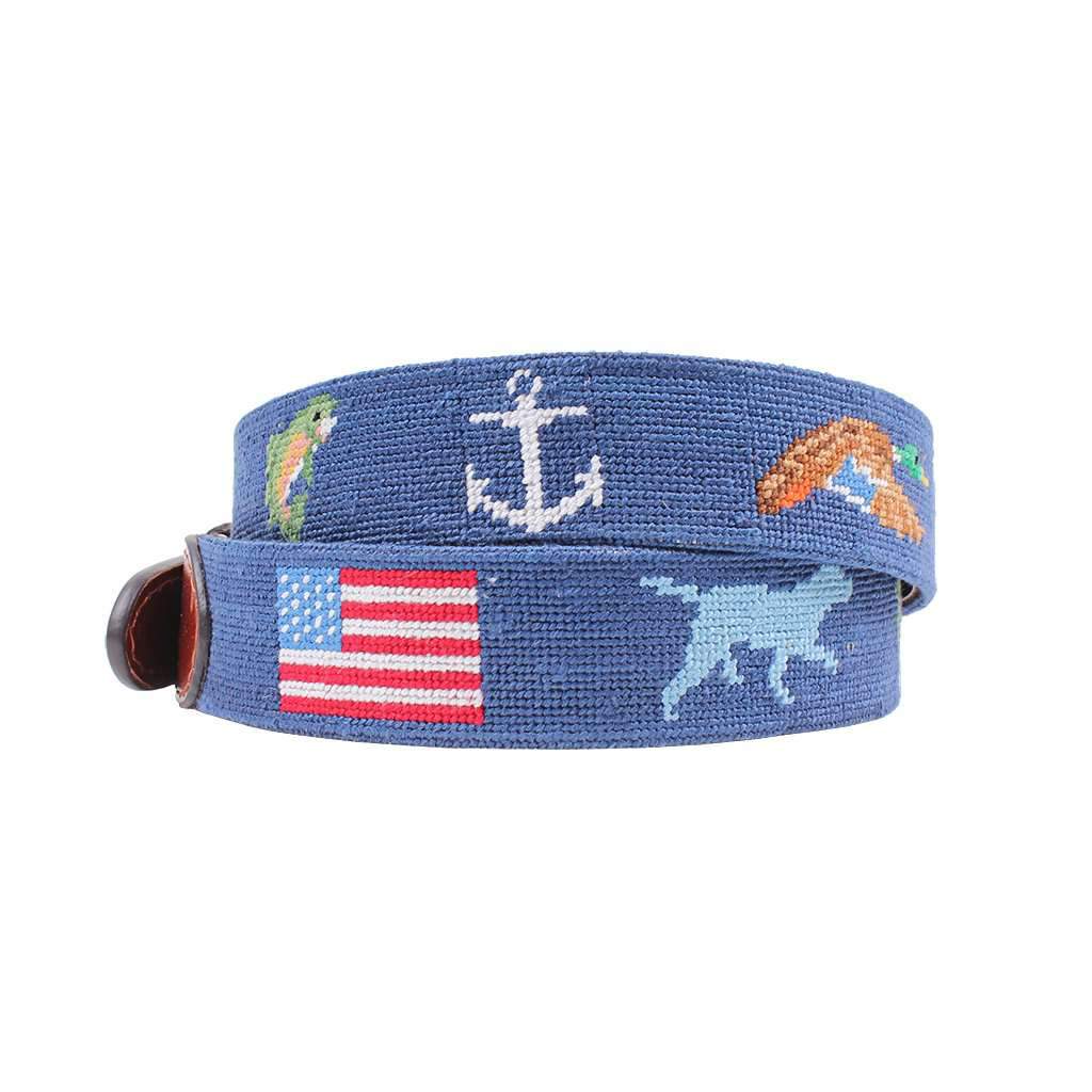 Smathers Life Needlepoint Belt by Smathers & Branson - Country Club Prep