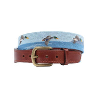 Great Outdoors Needlepoint Belt by Smathers & Branson - Country Club Prep