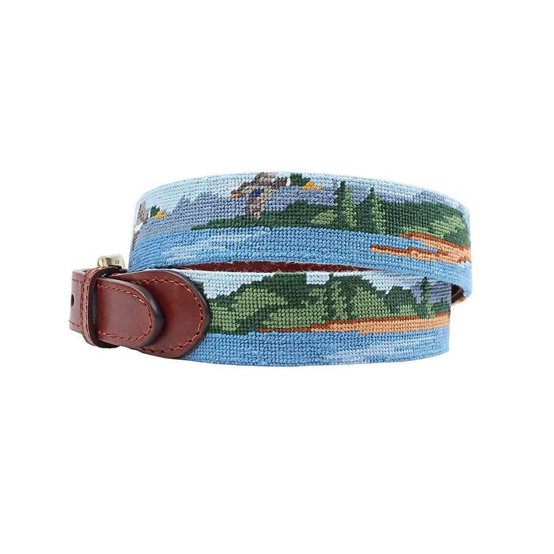 Great Outdoors Needlepoint Belt by Smathers & Branson - Country Club Prep